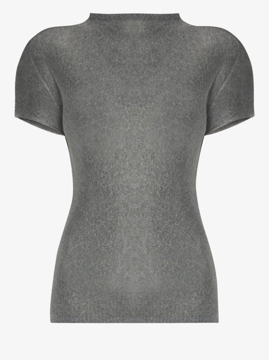 Mist Basics High Neck PlissÃ_x0083_Â© Top