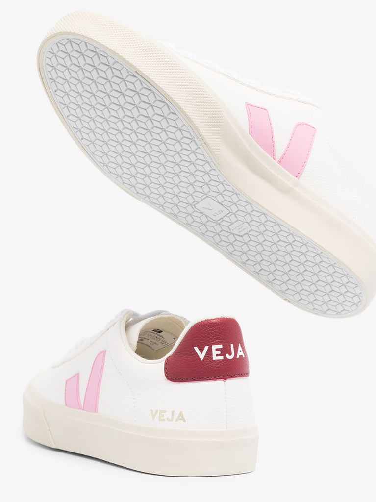 White Campo Low Top Leather Sneakers