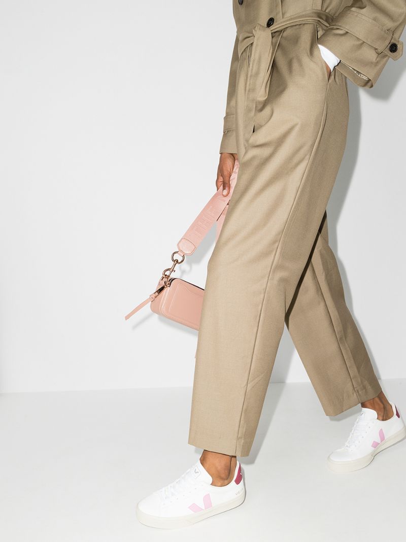 White Campo Low Top Leather Sneakers