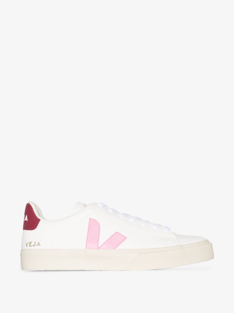 White Campo Low Top Leather Sneakers