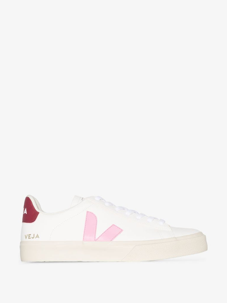 White Campo Low Top Leather Sneakers