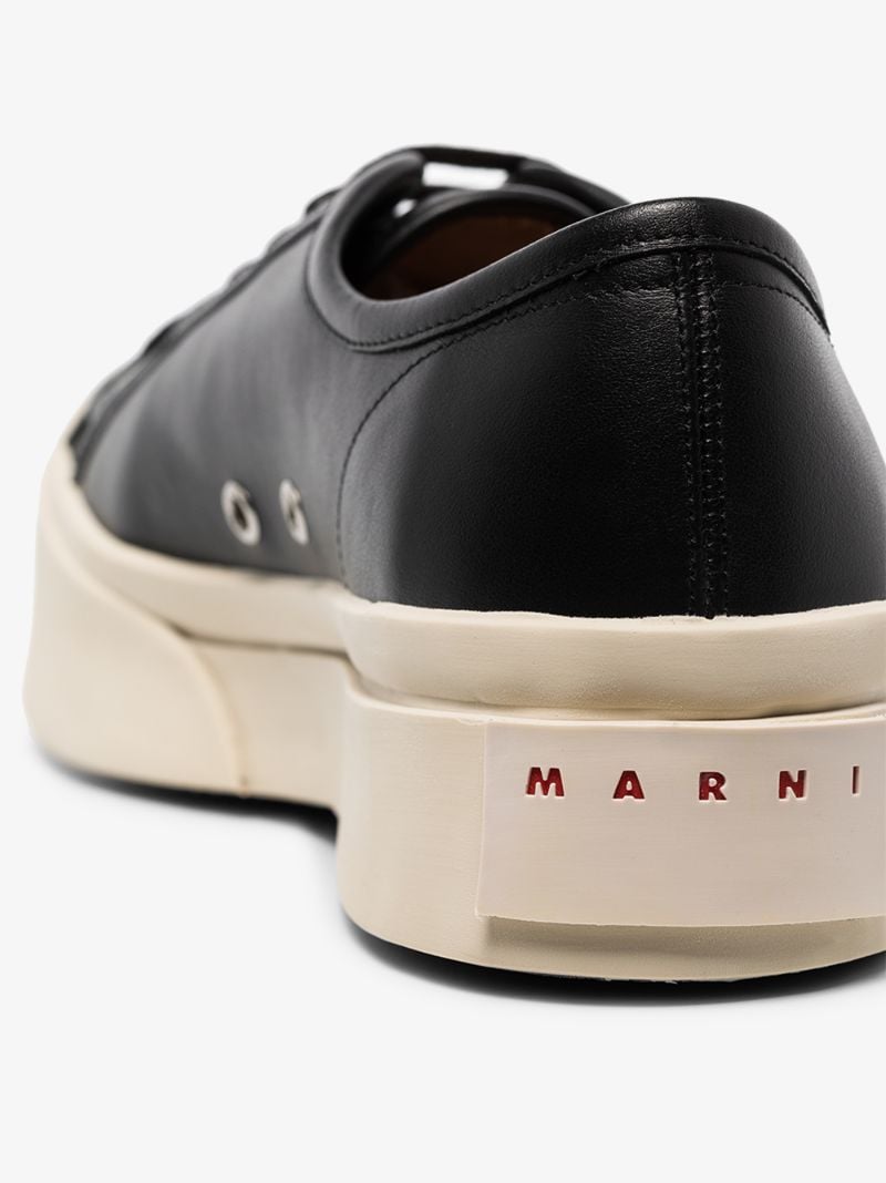 Black Pablo Leather Sneakers
