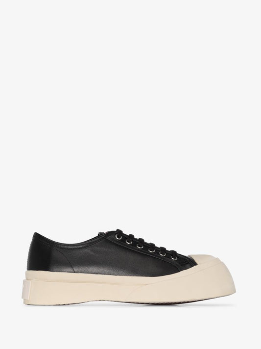 Black Pablo Leather Sneakers