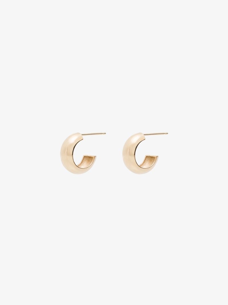 14k Yellow Gold Hoop Earrings