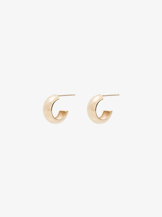 14k Yellow Gold Hoop Earrings