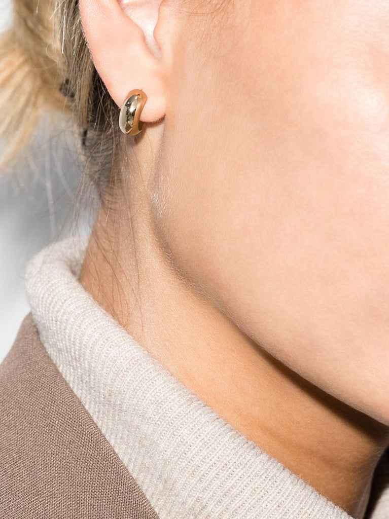 14k Yellow Gold Hoop Earrings