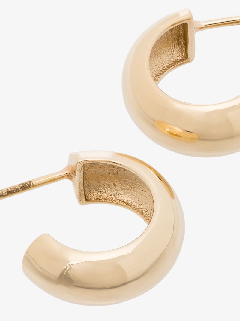 14k Yellow Gold Hoop Earrings