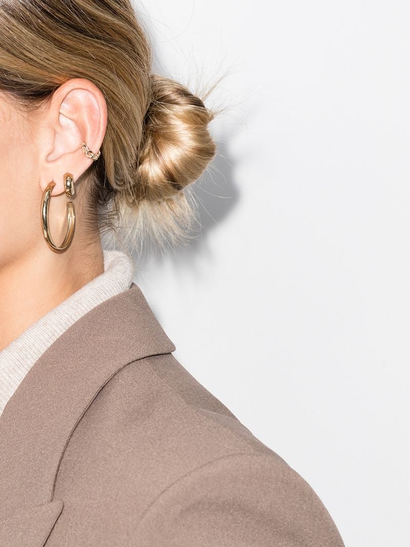 14k Yellow Gold Hoop Earrings