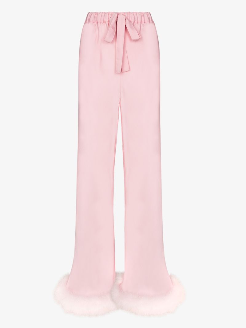 Boudoir Feather Hem Trousers