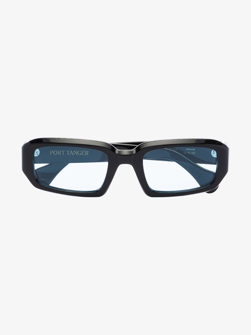 Black Mektoub Rectangle Sunglasses