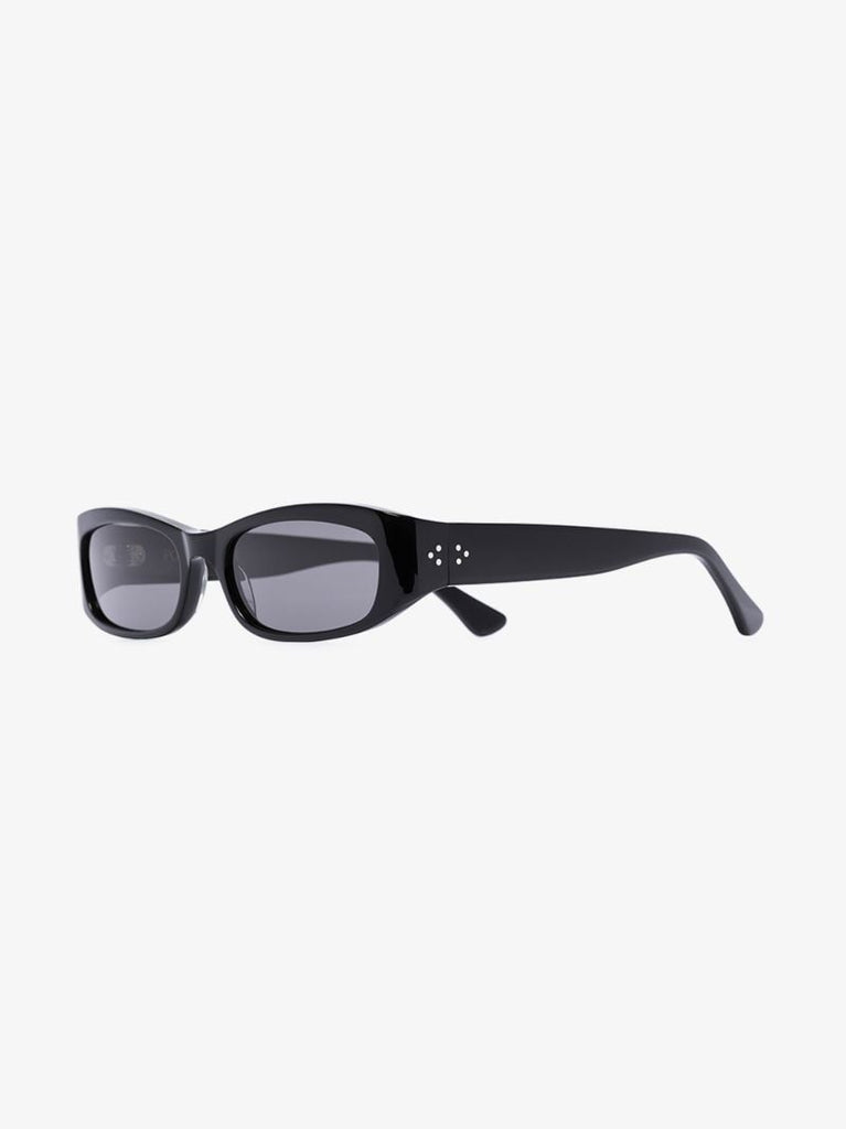 Black Leila Rectangle Sunglasses