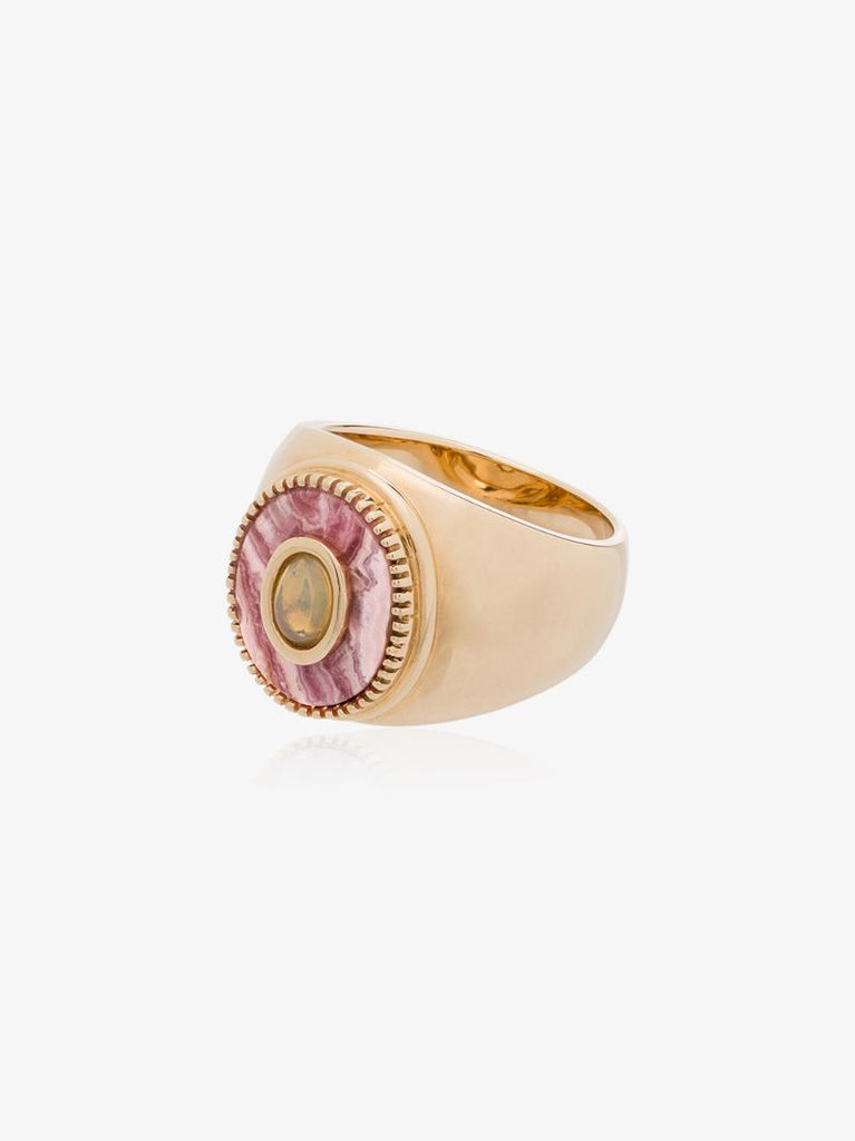 9k Yellow Gold Opal Ring