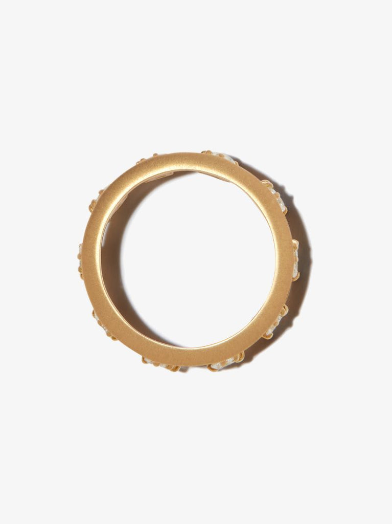 18k Yellow Gold Hanging Kismet Diamond Ring