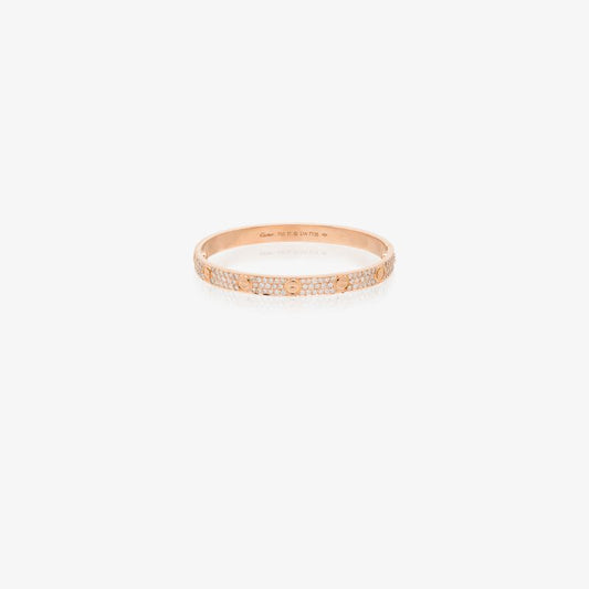 18k Rose Gold Customised Cartier Love Bracelet