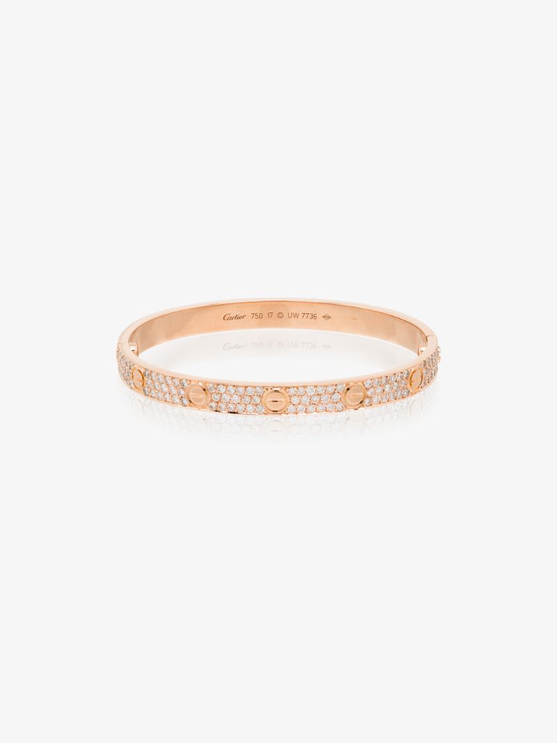 18k Rose Gold Customised Cartier Love Bracelet