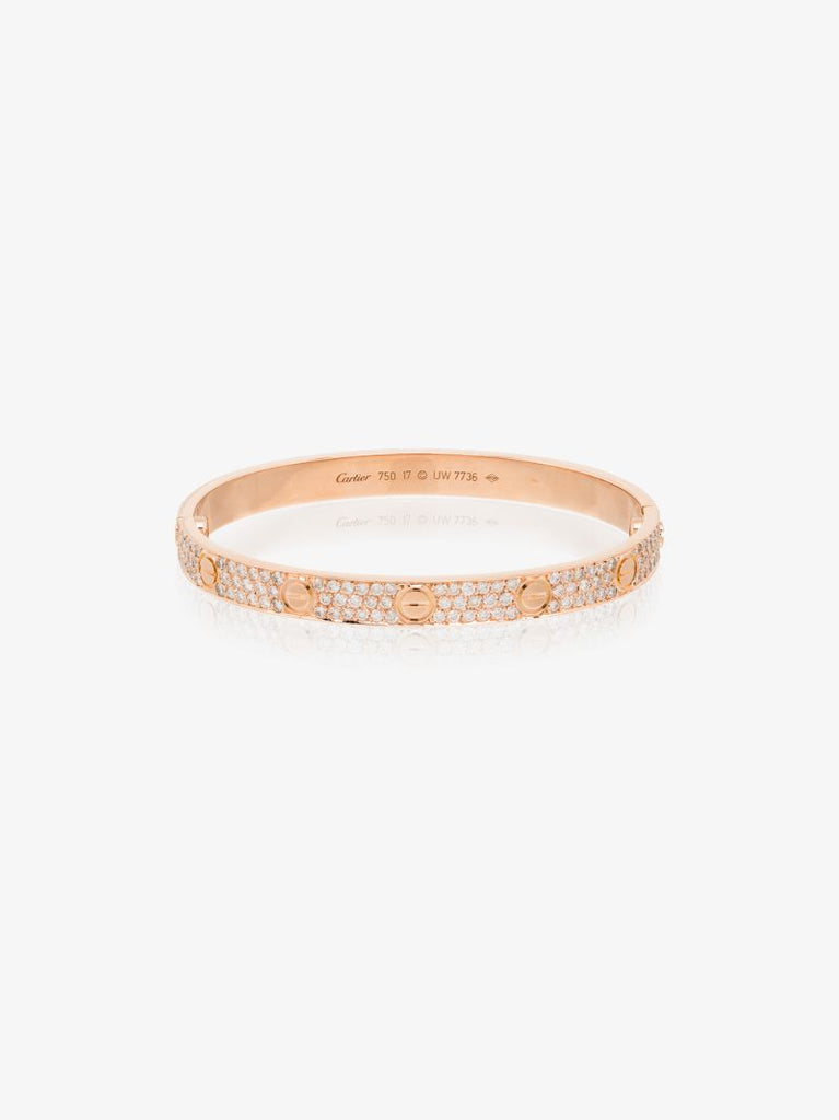 18k Rose Gold Customised Cartier Love Bracelet
