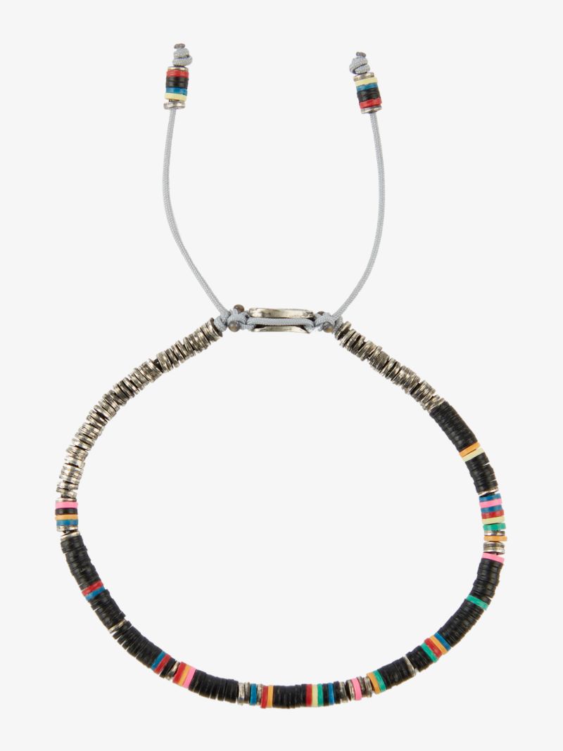 Sterling Silver African Beaded Bracelet