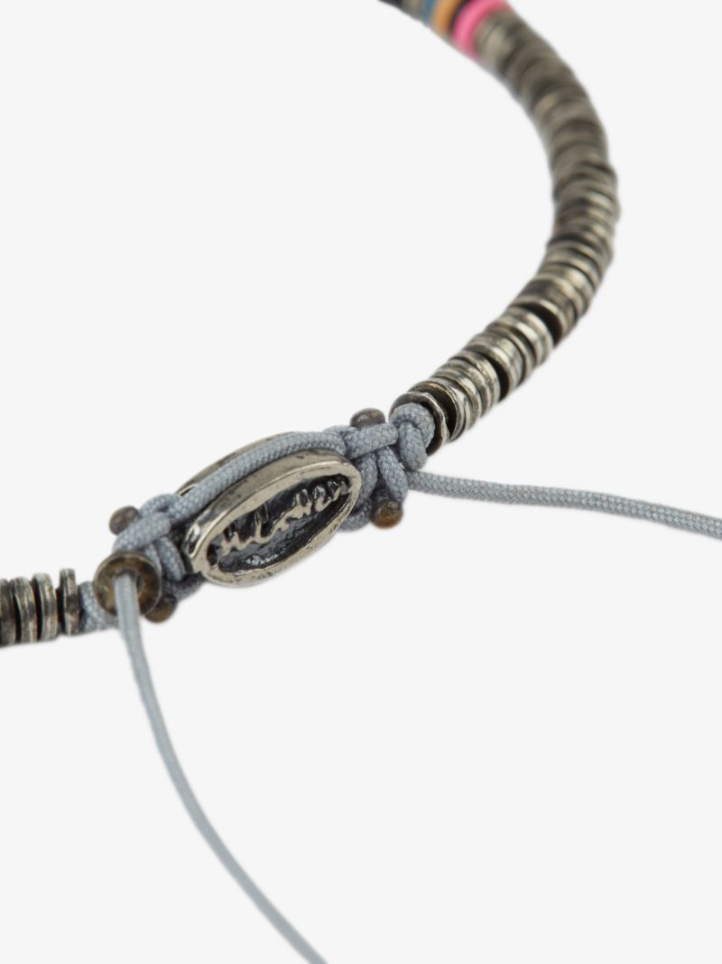 Sterling Silver African Beaded Bracelet