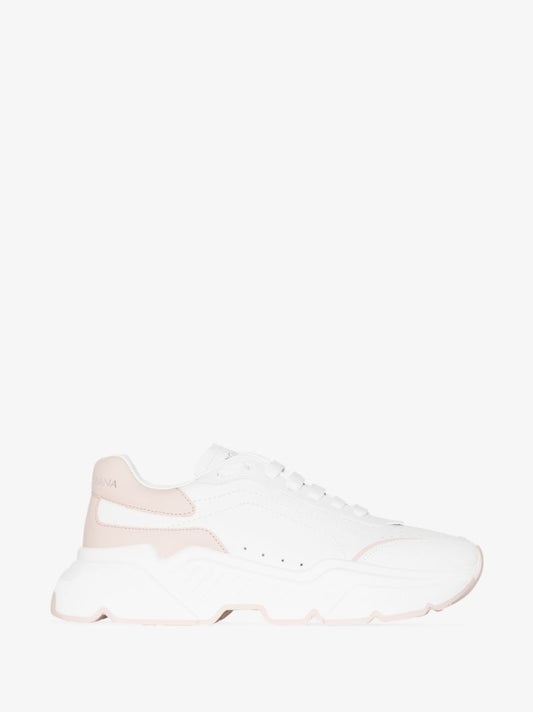 White Daymaster Low Top Leather Sneakers