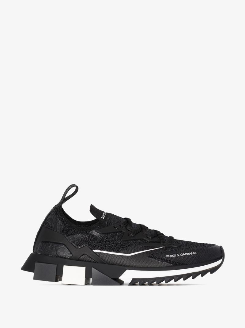 Black Sorrento Lace-up Sneakers