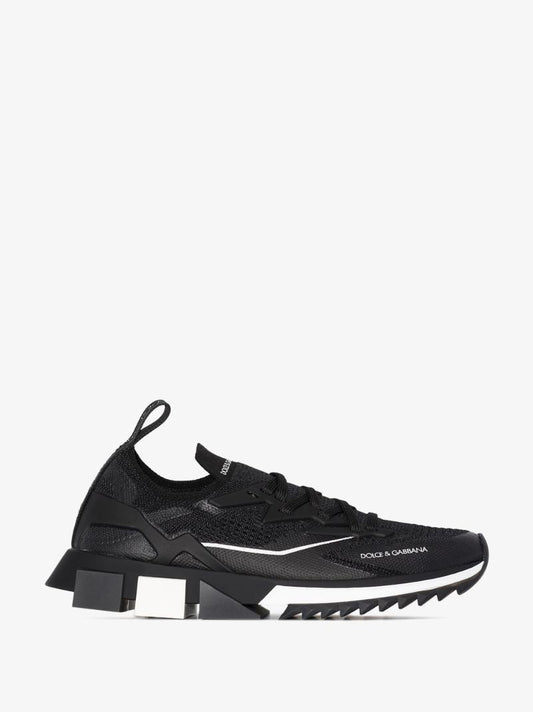 Black Sorrento Lace-up Sneakers