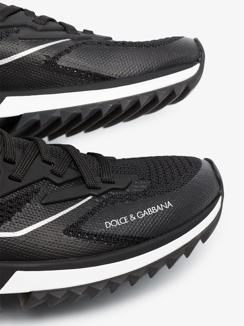 Black Sorrento Lace-up Sneakers