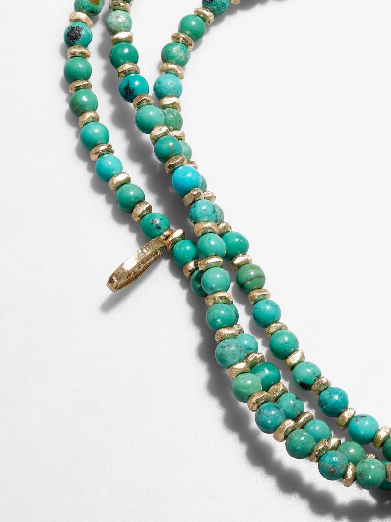 18k Yellow Gold the Agora Beaded Bracelet