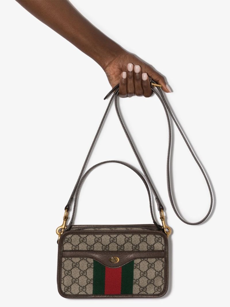 Brown Gg Supreme Shoulder Bag