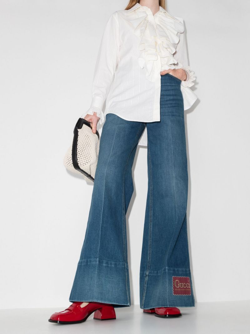 Blue Flared Jeans