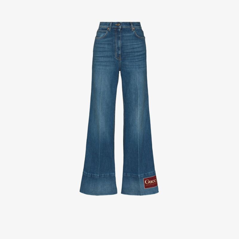 Blue Flared Jeans