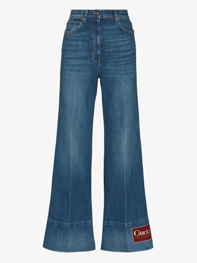 Blue Flared Jeans