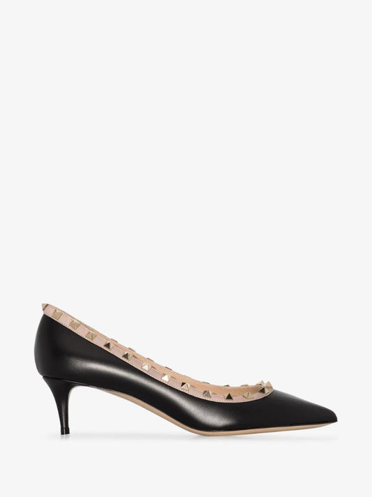 Rockstud Contrast-trim Pumps