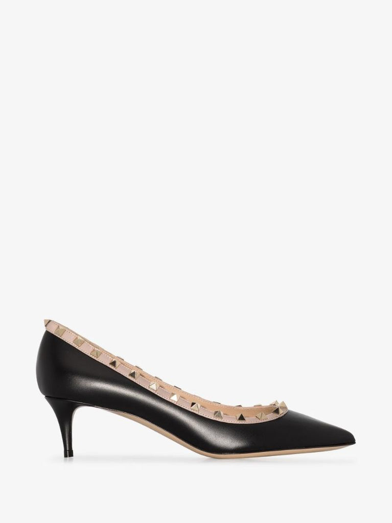 Rockstud Contrast-trim Pumps