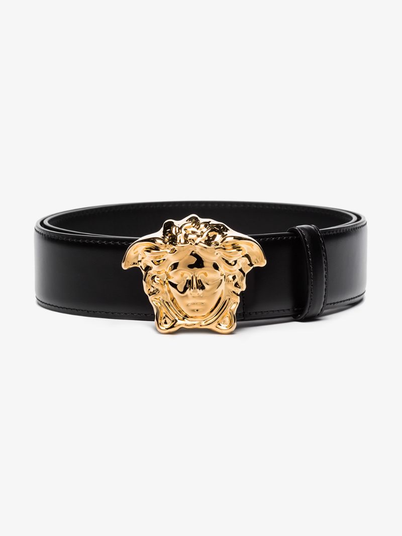 Black Medusa Buckle Belt