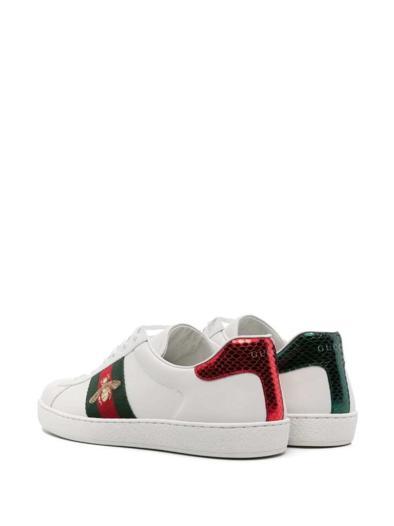 White New Ace Leather Sneakers