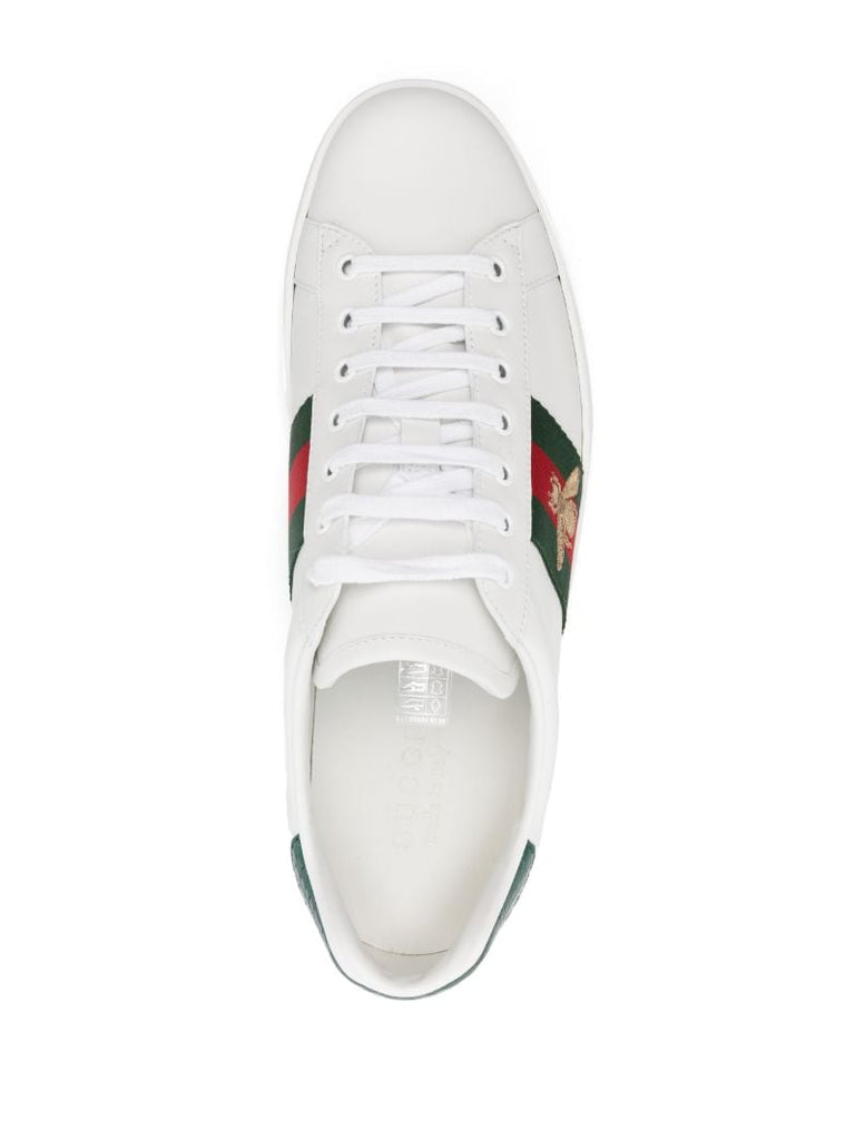 White New Ace Leather Sneakers