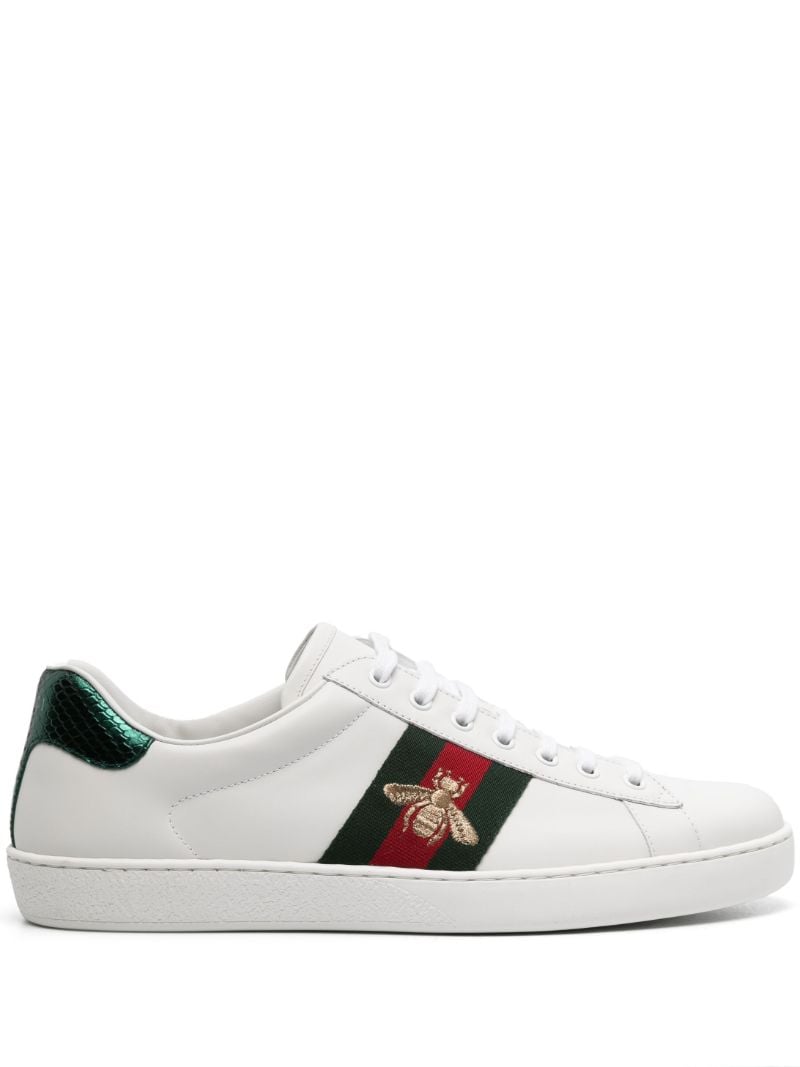 White New Ace Leather Sneakers