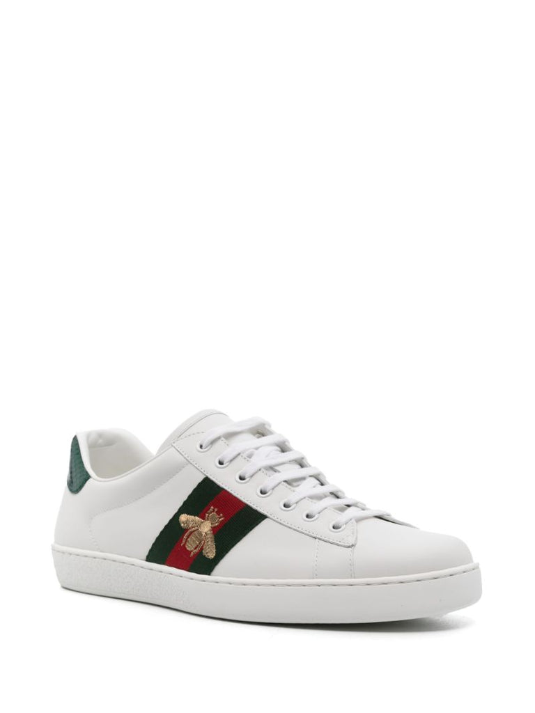 White New Ace Leather Sneakers