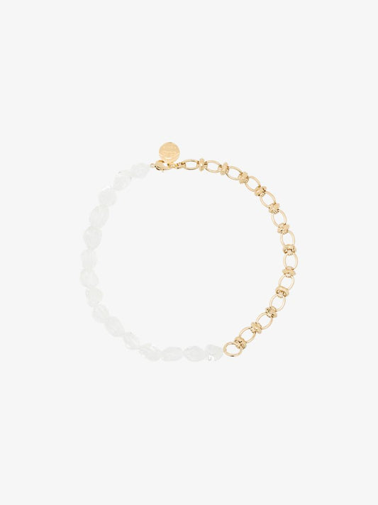 18k Gold-plated Crystal Quartz Necklace