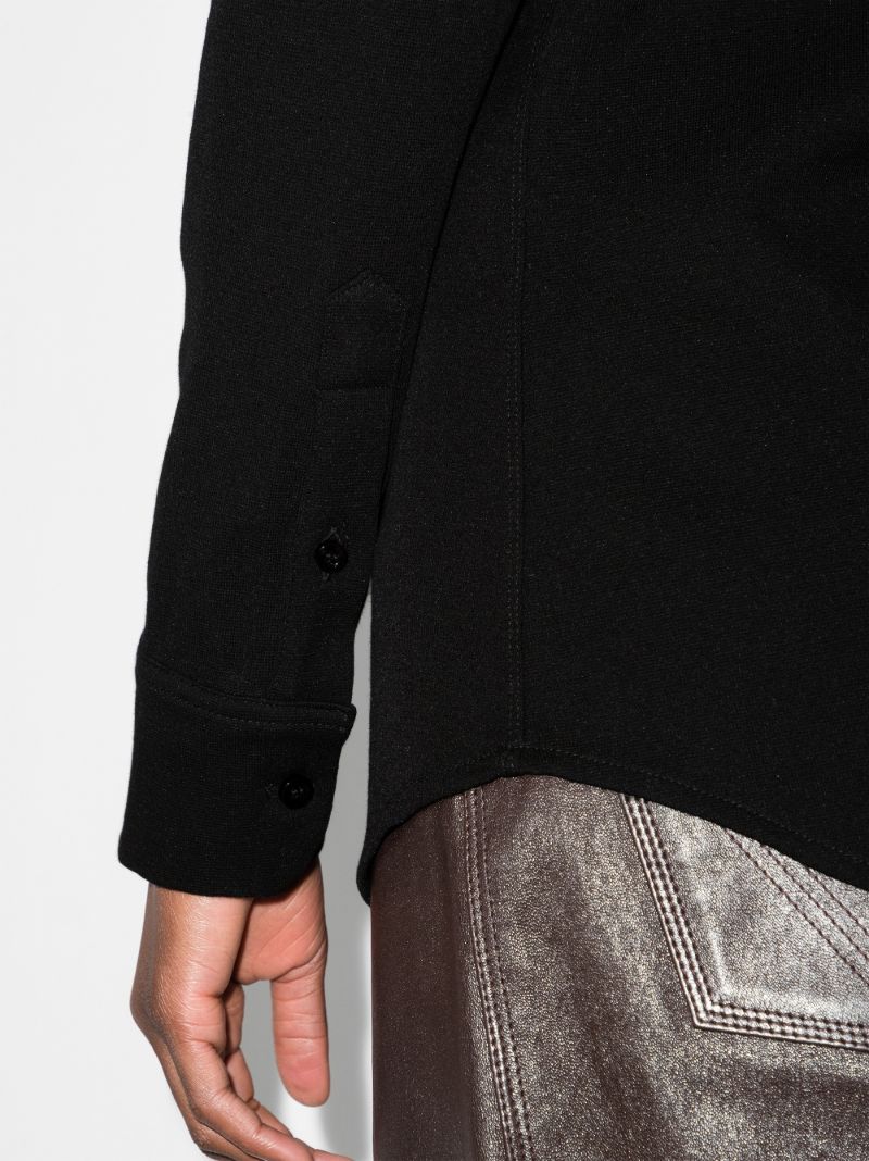 Button-down Knitted Shirt