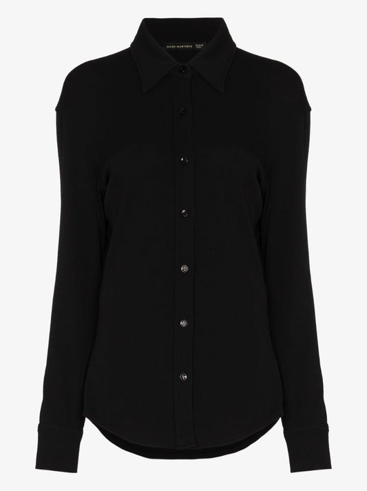 Button-down Knitted Shirt
