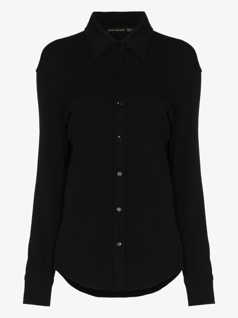 Button-down Knitted Shirt