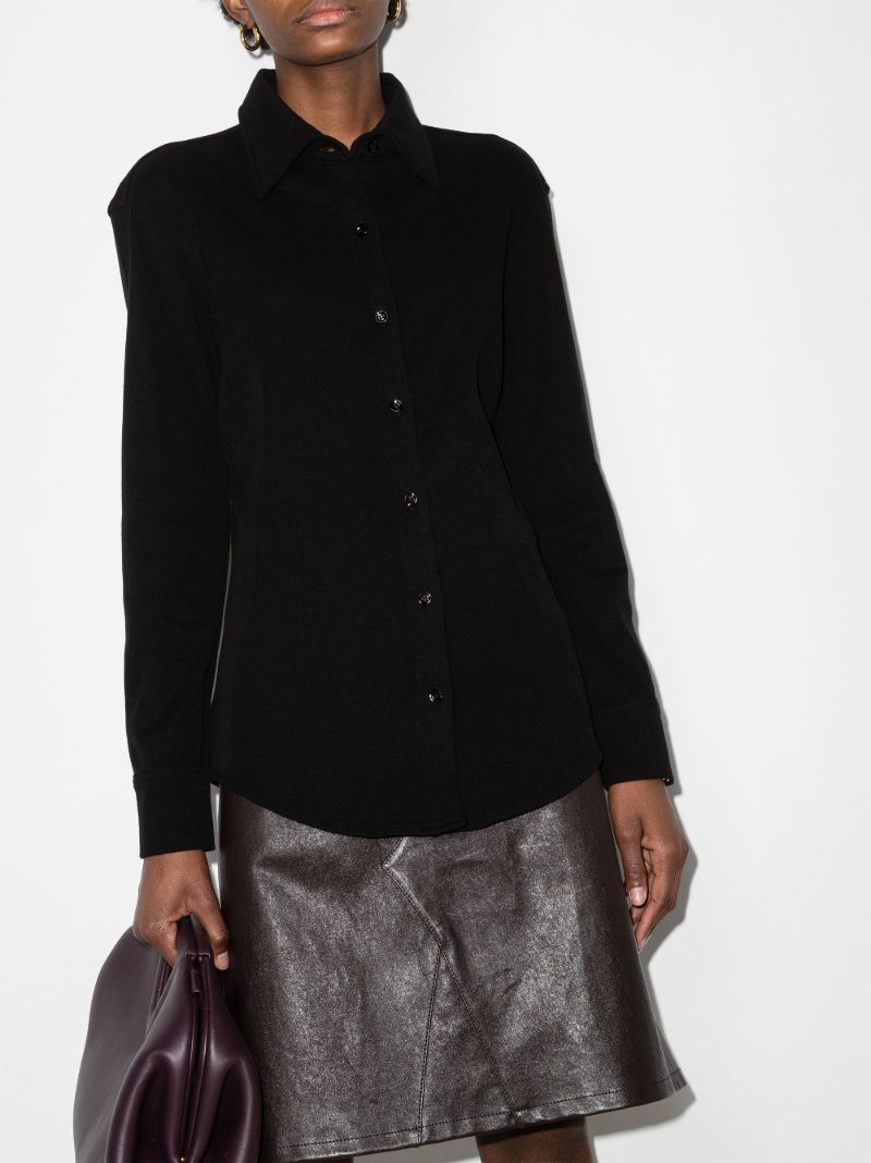 Button-down Knitted Shirt