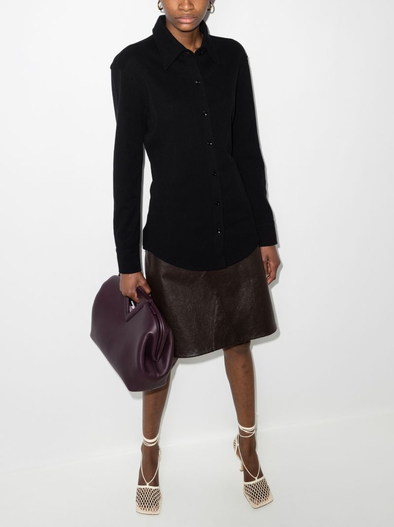 Button-down Knitted Shirt