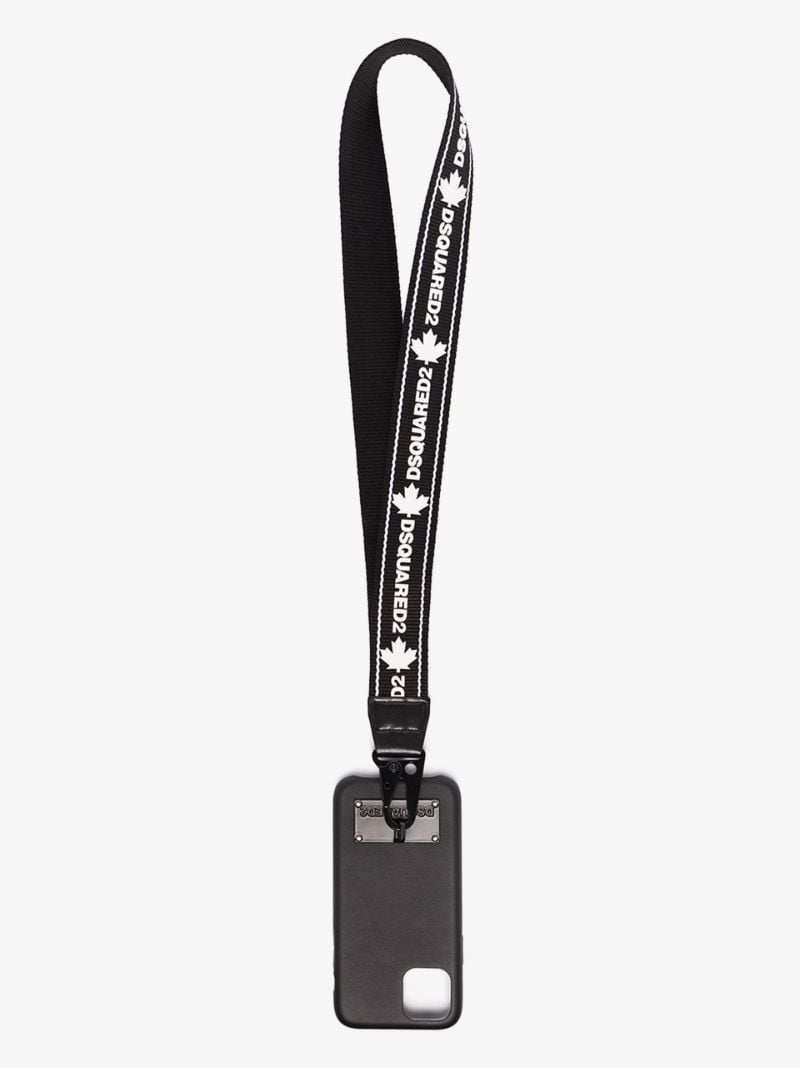 Logo-embellished Strap Iphone 11 Case