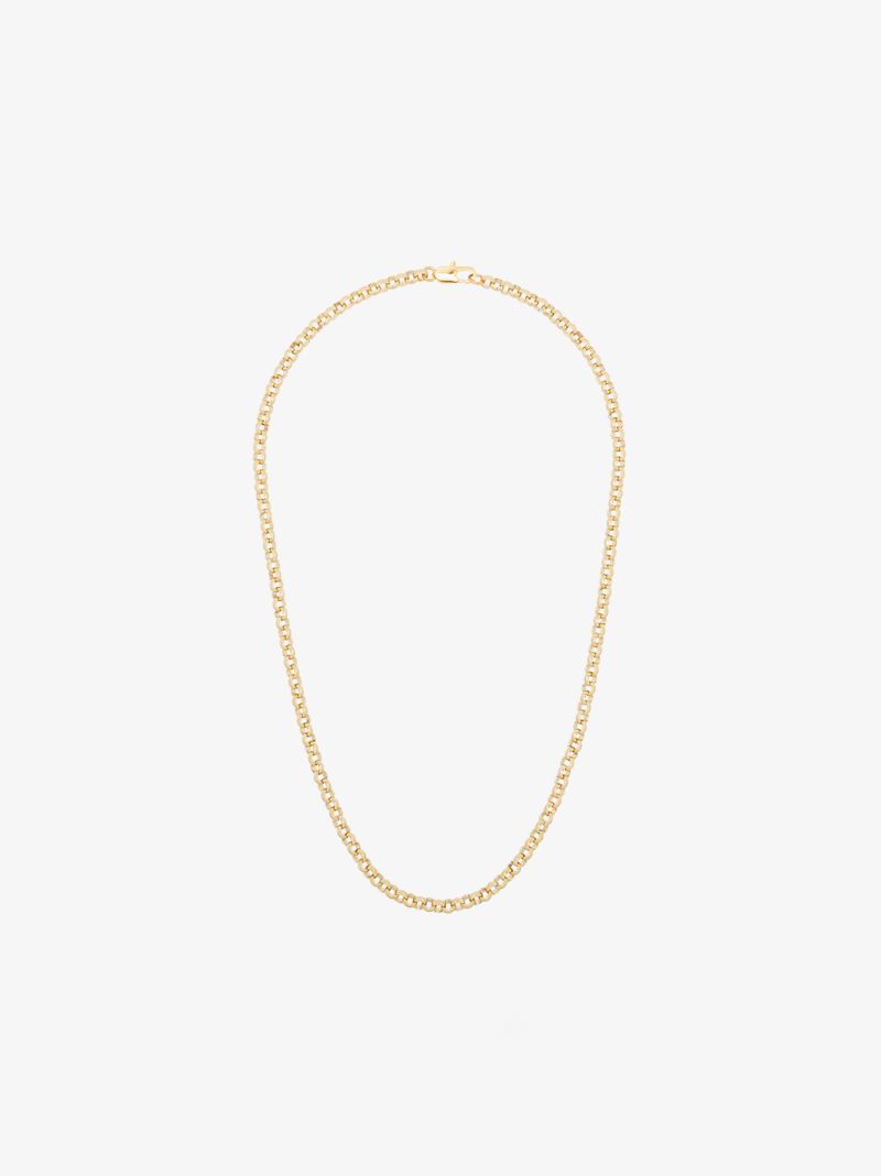 Gold-plated Rolo Chain Necklace