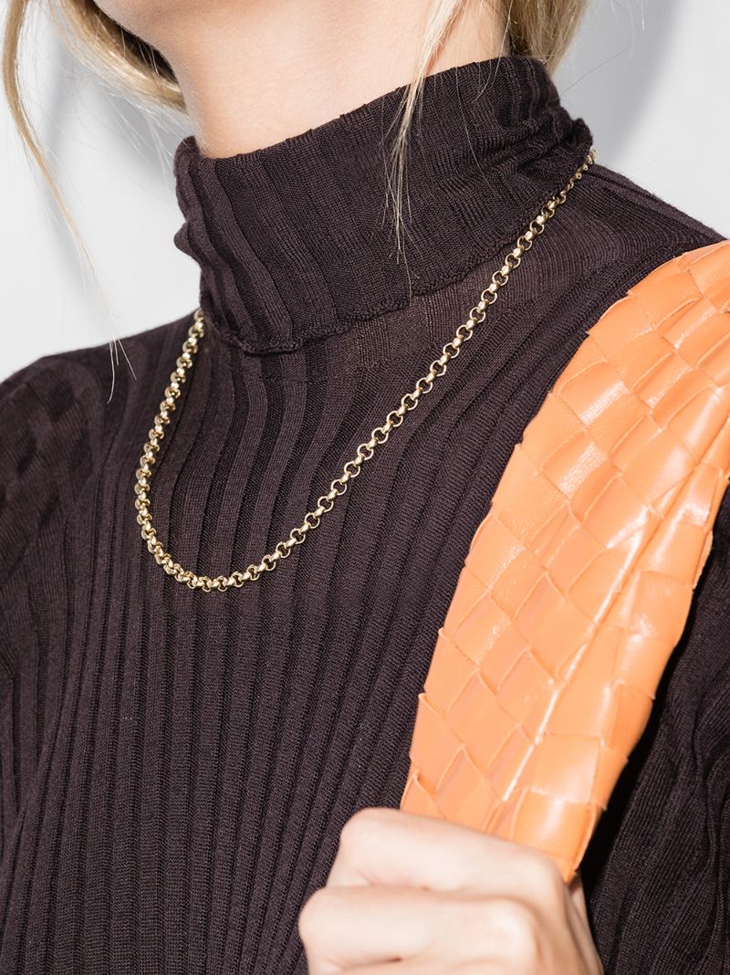 Gold-plated Rolo Chain Necklace