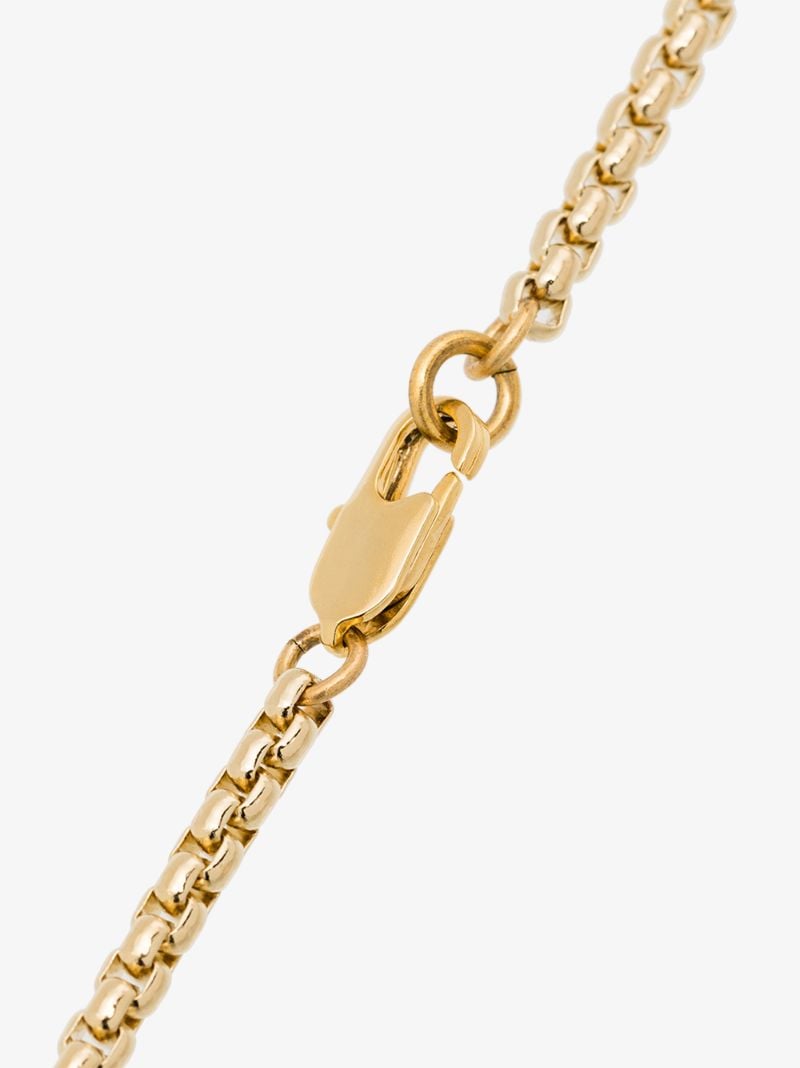 Gold-plated Box Chain Necklace
