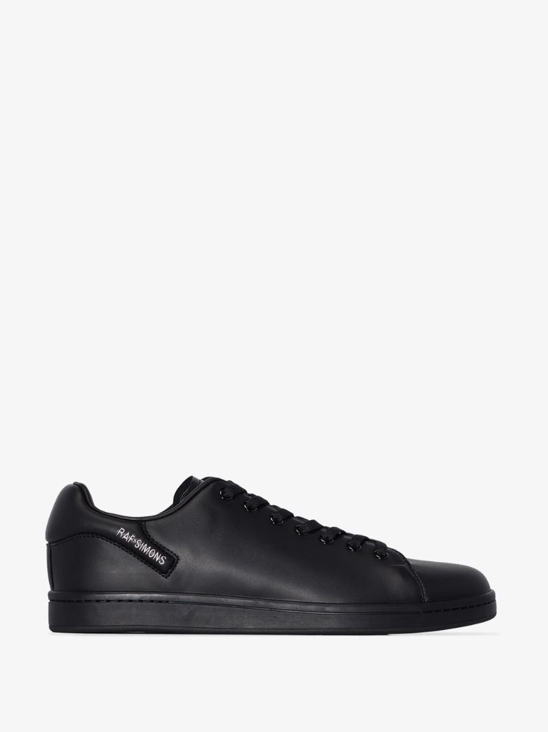 Black Orion Low Top Leather Sneakers