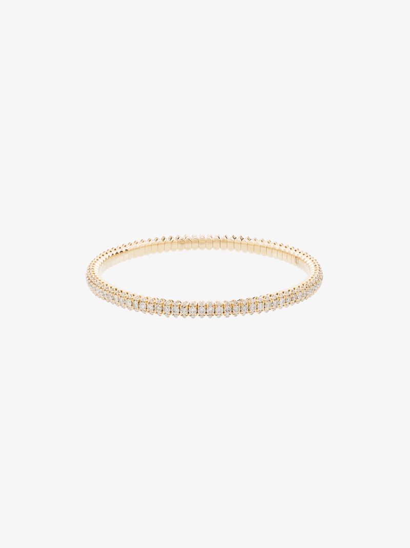 14k Yellow Gold Lizzie Diamond Bracelet